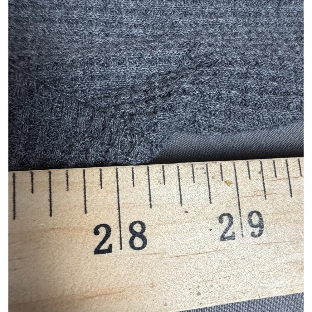 Rocawear Men's 4XLT Gray Thermal Waffle Knit Long Sleeve Shirt Y2K - Picture 6 of 7